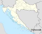 Localisation Dubrovnik